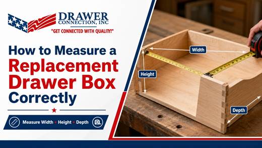 How to Measure a Replacement Drawer Box Correctly